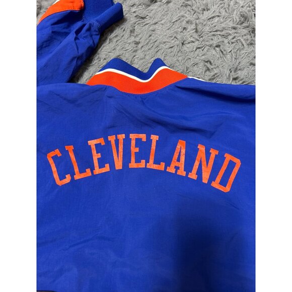 Mitchell & Ness NBA Hardwood Classics Cleveland Cavaliers Jacket XL Vintage Blue - Picture 12 of 14
